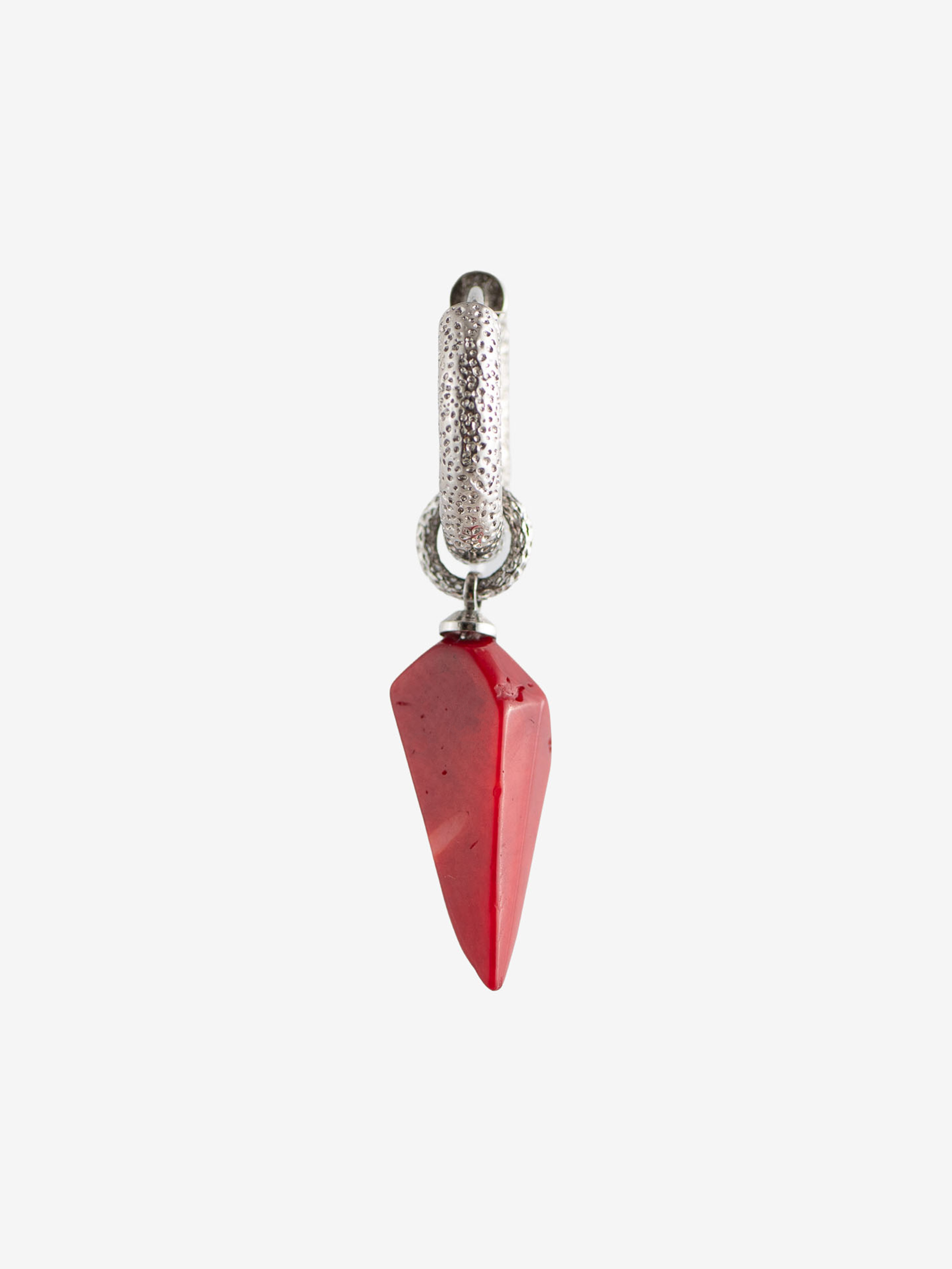 Серьги Перчики с красным кораллом — изображение 3